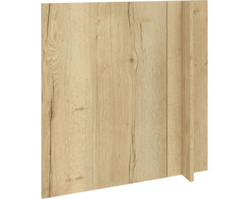 PICCANTE Smart Façade meuble bas d'angle 100 cm 1 porte pivotante chêne sauvage reproduction avec bord épais "AG" Structure en bois pour construction de meubles