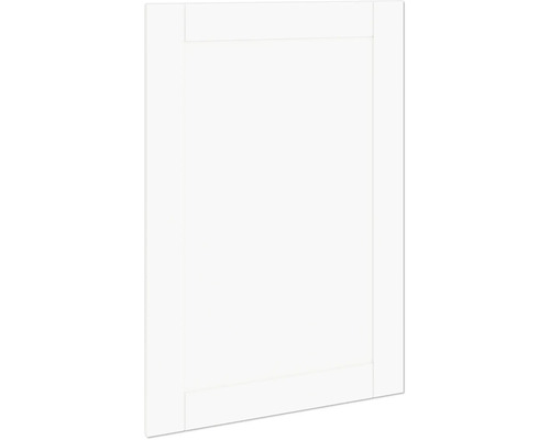 PICCANTE Smart Porte d'armoire pour armoire haute 60 x 89,2 cm maison de campagne blanc mat "J" Porte d'armoire blanche simple