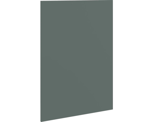 PICCANTE Smart Porte d'armoire pour armoire haute 60 x 89,2 cm vert pierre mat avec bord épais « J » Panneau de meuble