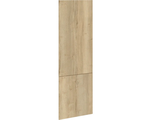 PICCANTE Smart Set de façade armoire haute 2 portes pivotantes chêne sauvage reproduction avec bord épais « AO » Panneau décoratif en bois pour meubles