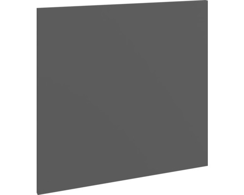 PICCANTE Smart Cache de lave-vaisselle pour lave-vaisselle partiellement encastré 60 cm anthracite mat avec bord épais « BA » Panneau