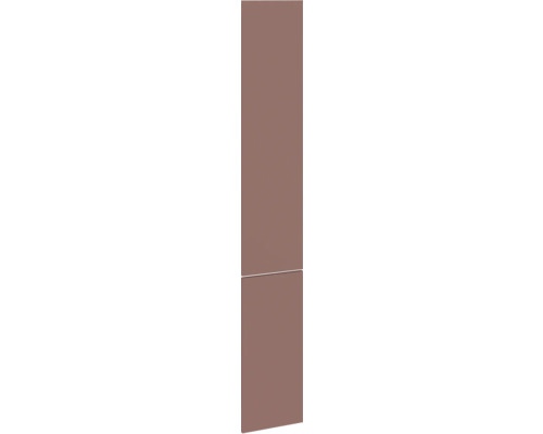 PICCANTE Smart Set de façade armoire à pharmacie 30 cm rouge rouille mat avec bord épais « AQ » Façade de cuisine en deux parties