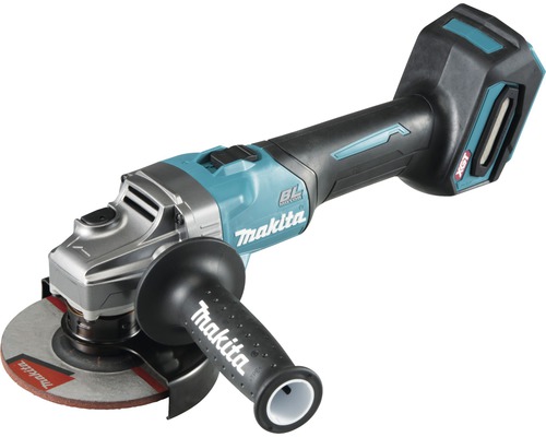 Meuleuse d’angle sans fil Makita XGT® GA008GZ 40V, sans batterie ni chargeur Meuleuse d''angle sans fil Makita avec disque à meuler et poignée