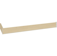 Tablette d'étagère en bois avec support métallique