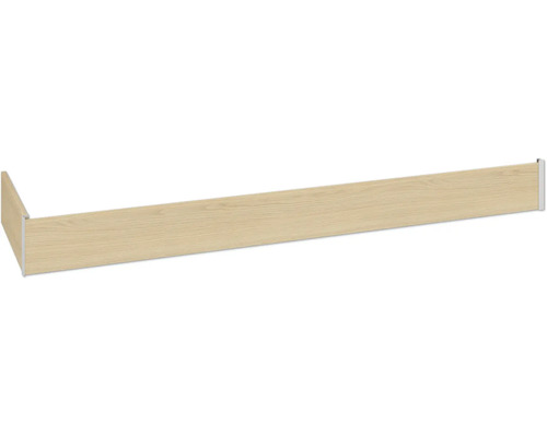Tablette d'étagère en bois avec support métallique