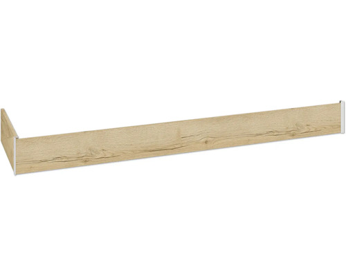 Étagère en bois avec supports