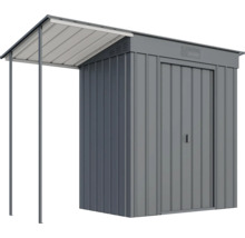 Metall Gerätehaus mit Vordach für Gartengeräte und Werkzeuge