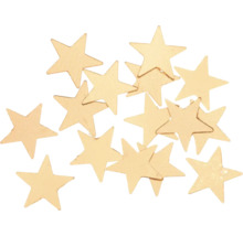 Étoiles décoratives de couleur or pour travaux manuels