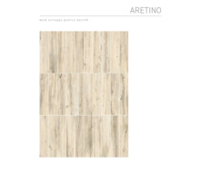 Carrelage Aretino aspect bois, Ecrù Sviluppo Grafico, 24 x 120 centimètres