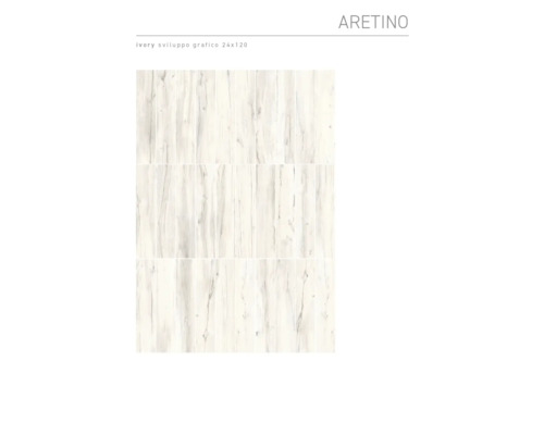 Carrelages muraux Aretino Ivory, 24 x 120 centimètres, aspect bois