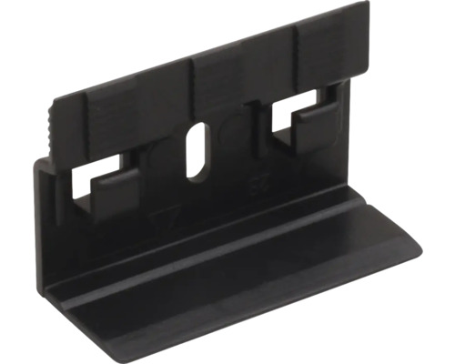 Kunststoff-Sockelleisten-Clip zur Befestigung von Sockelleisten