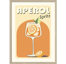 Gerahmtes Bild mit Aperol Spritz Motiv