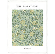 Gerahmtes Wandbild mit William Morris Yasmine Motiv