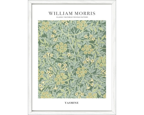 Gerahmtes Bild Morris Yasmine 33x43 cm Gerahmtes Wandbild mit William Morris Yasmine Motiv