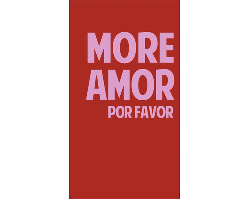 Plus d'amour s'il vous plaît lettrage