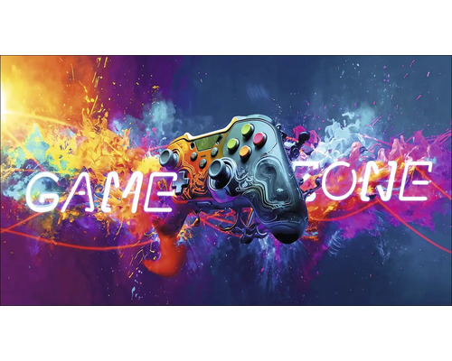 Game Zone Bild mit zwei Game Controllern