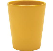 Pot de fleurs jaune