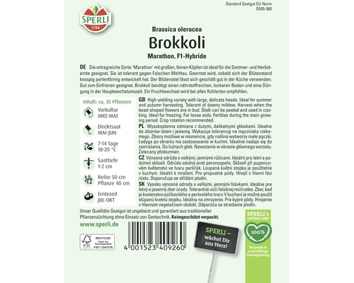 Paquet de graines Brocoli Marathon F1-Hybride