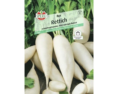 Sperli Rex Rettich Samen, geeignet für Gewächshäuser