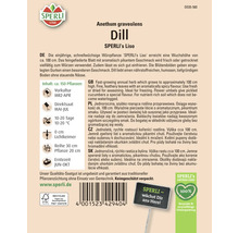 Sachet de graines d'aneth, variété Sperli's Liso