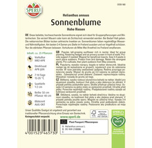 Paquet de graines de tournesol géant de la marque Sperli