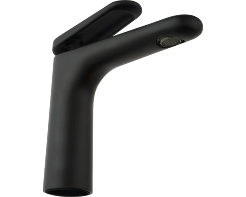 Schwarzer Waschtischmischer