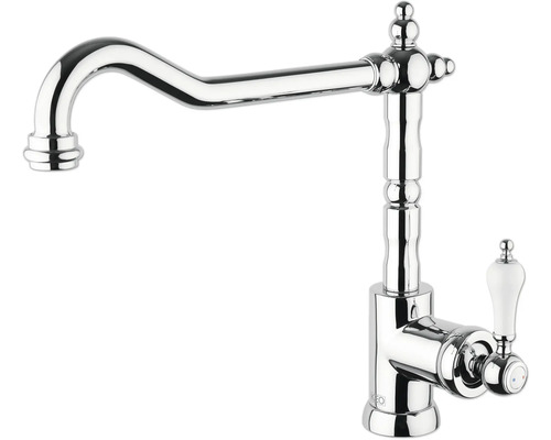 Robinet de cuisine en métal avec un levier