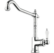 Robinet de cuisine avec bec pivotant et levier