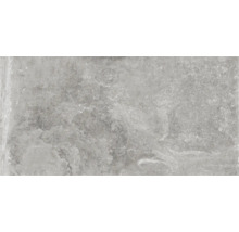 Carreau en grès cérame gris aspect pierre