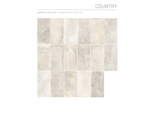 Carrelage Country gris clair Sviluppo Grafico 60x120