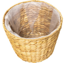 Panier à plantes tressé avec insert en plastique