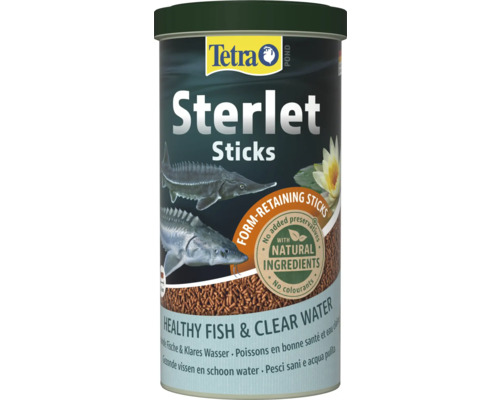 TetraPond Nourriture Sterlet Sticks 1 L Boîte de nourriture pour poissons Tetra Pond Sterlet Sticks