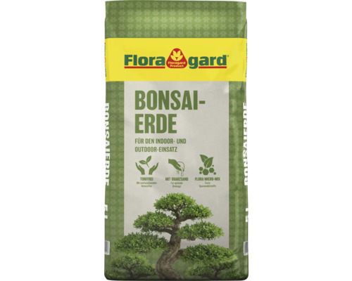 Terreau pour bonsaïs Floragard pour intérieur et extérieur