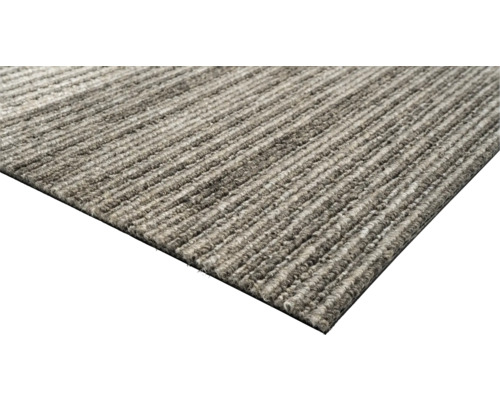 Vue détaillée d'un tapis à rayures