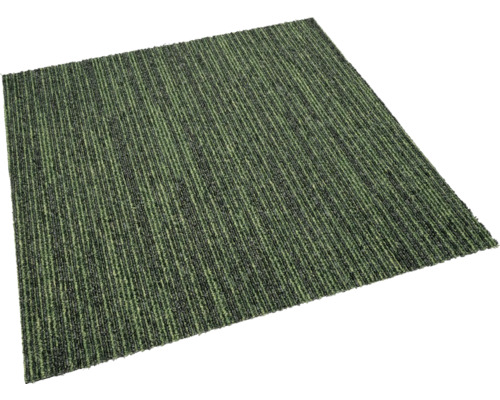 Dalle de moquette carrée avec motif à rayures