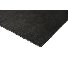 Vue détaillée d'une bâche d'étanchéité noire