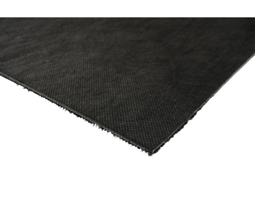 Vue détaillée d'une bâche d'étanchéité noire