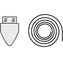 Symbole pour une connexion de câble flexible