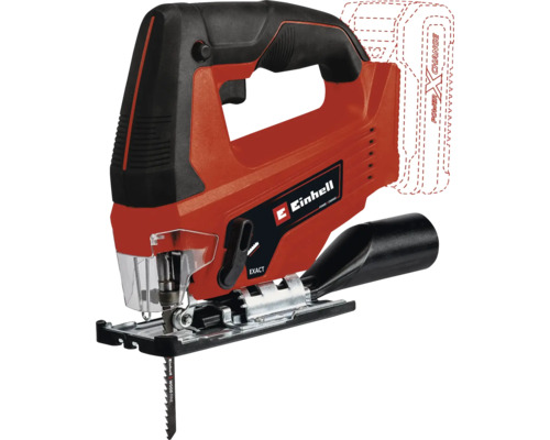 Scie sauteuse sans fil Einhell Power X-Change TC-JS 18 Li Solo, sans batterie ni chargeur, y compris lame de scie à bois Scie sauteuse sans fil Einhell