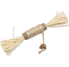 Spielzeug für Katzen aus Bast mit Seil und Knäuel