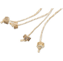 Dekorative Schnüre mit Holzstücken