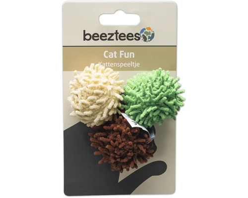 Beeztees Cat Fun Katzenspielzeug mit drei Bommeln