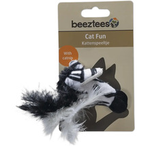 Katzenspielzeug Zebra mit Katzenminze