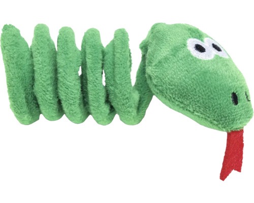 Plüschtier Schlange mit Augen und Zunge
