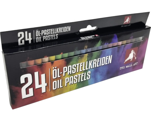 Schachtel mit 24 Ölpastellkreiden