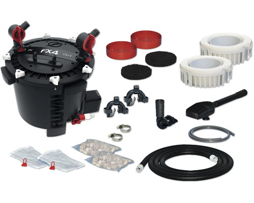 Filtre d'aquarium Fluval FX4 avec accessoires