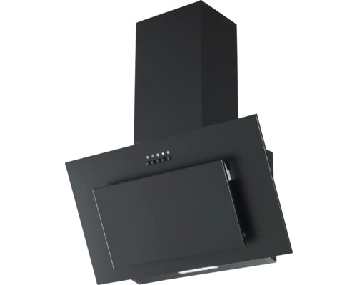 Schwarze Dunstabzugshaube zur Küchenentlüftung