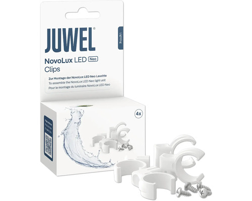 Juwel NovoLux LED Neo Clips, lot de fixation pour luminaire NovoLux LED Neo