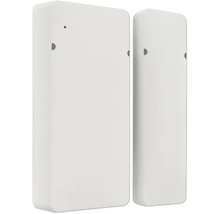 Contact de fenêtre et de porte blanc en plastique pour les systèmes de sécurité intelligents.