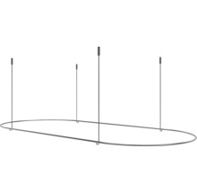 Elliptischer Deckenhängerahmen zur Warenpräsentation